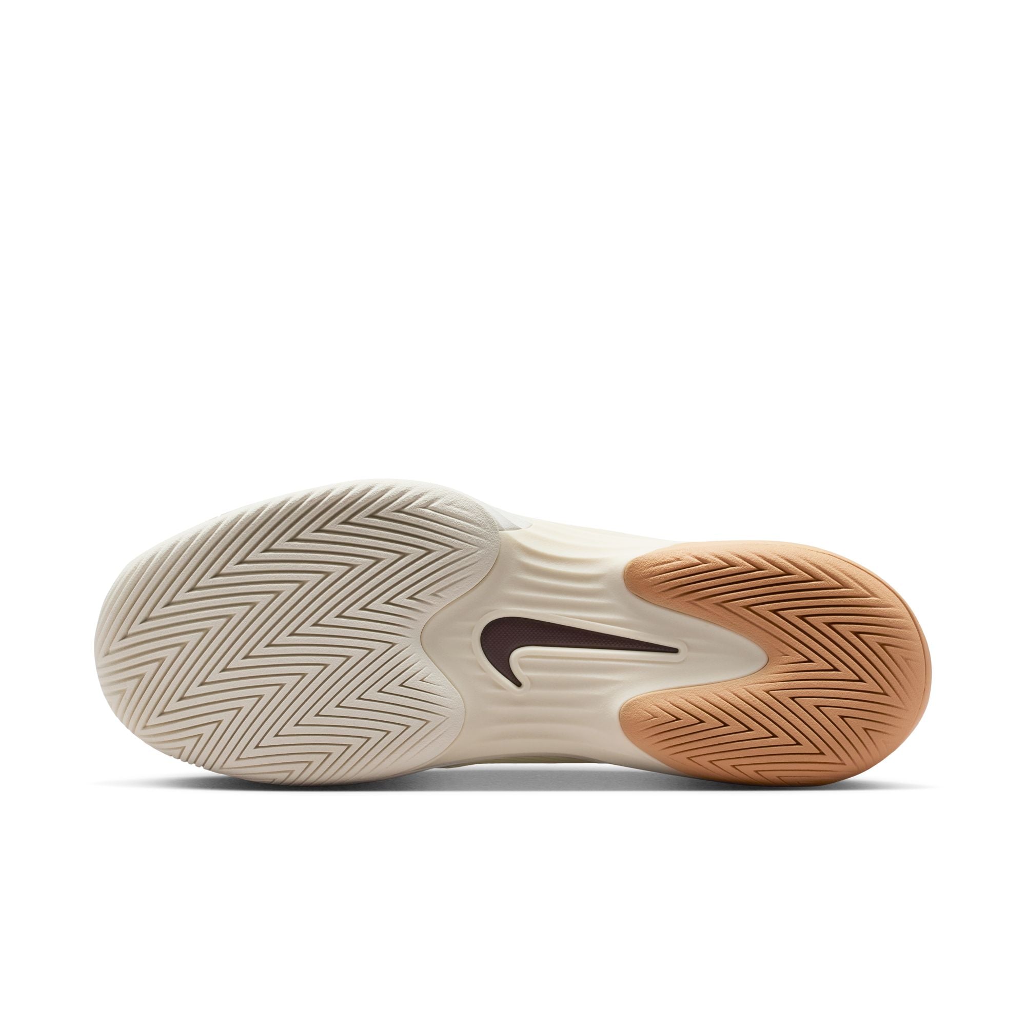 Nike Women's Vapor 12 Hard Court Tennis Shoes in Pale Ivory/Tattoo-Vachetta Tan