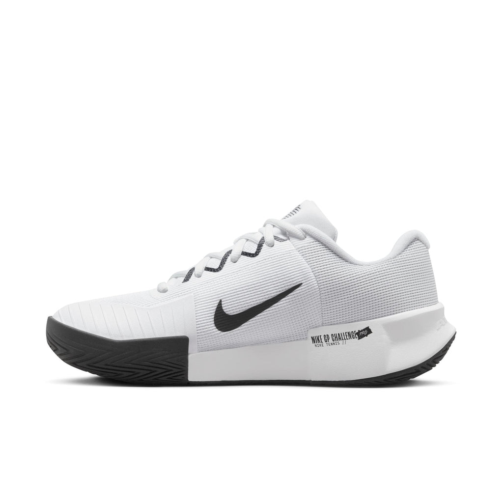 Nike Women's GP Challenge Pro Hard Court Shoes in White/Black-White