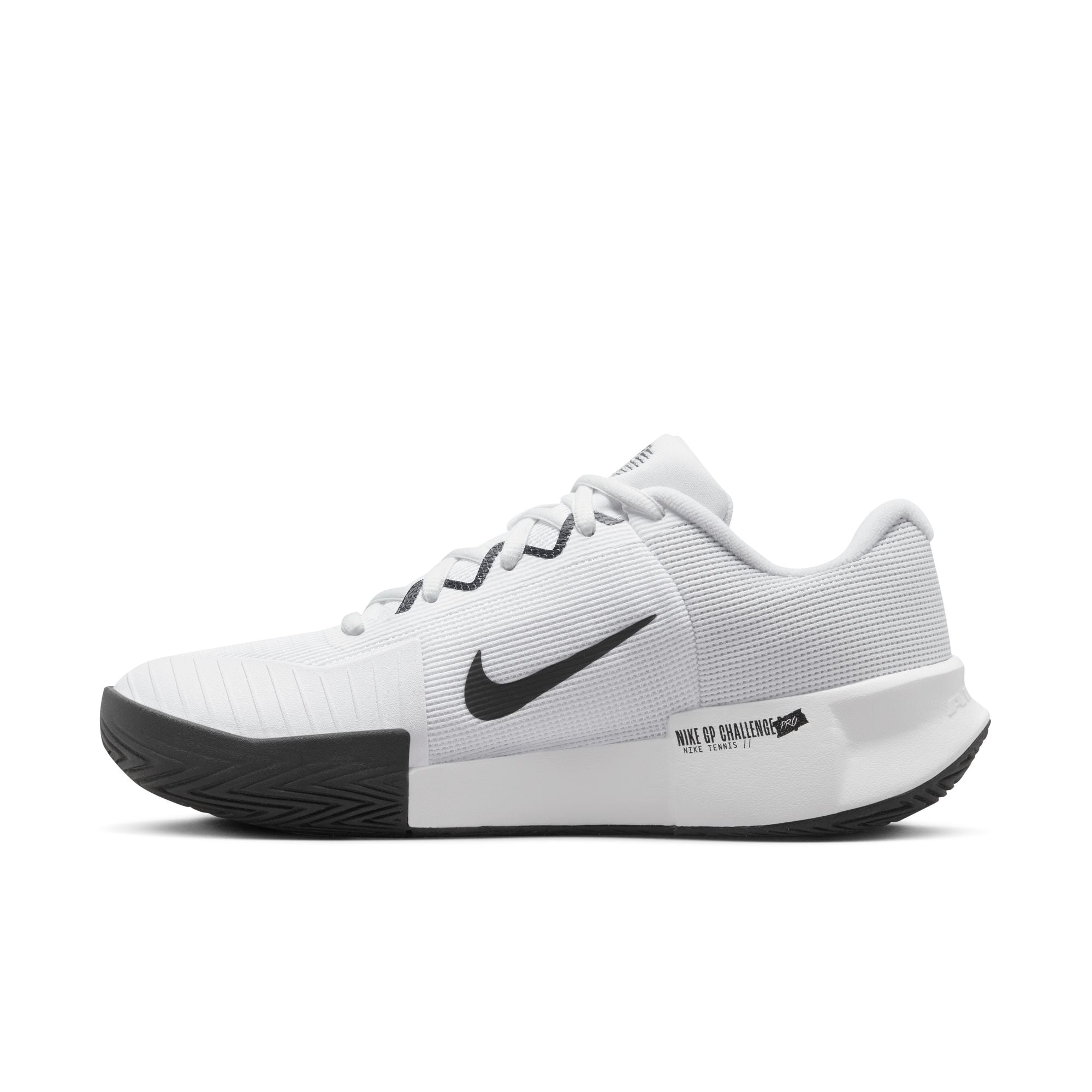 Nike Women's GP Challenge Pro Hard Court Shoes in White/Black-White