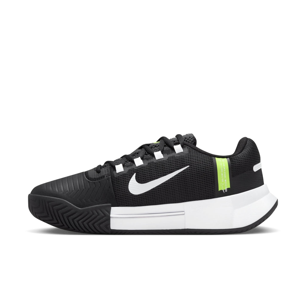 Nike Women's Zoom GP Challenge 1 Hard Court Shoes in Black/White-Black