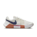 Nike Women's Zoom GP Challenge 1 Hard Court Shoes in Summit White/Binary Blue-Light Bone
