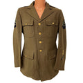 US ARMY WWII MENS OD DRESS WOOL COAT