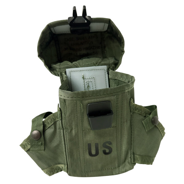 US GI MILITARY SURPLUS NEW OD M16 MAG POUCH