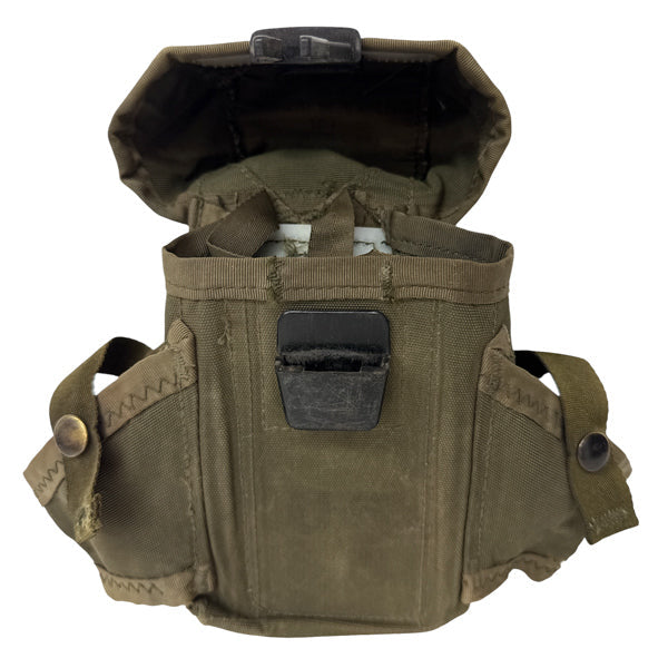 US GI MILITARY SURPLUS USED OD M16 MAGAZINE POUCH