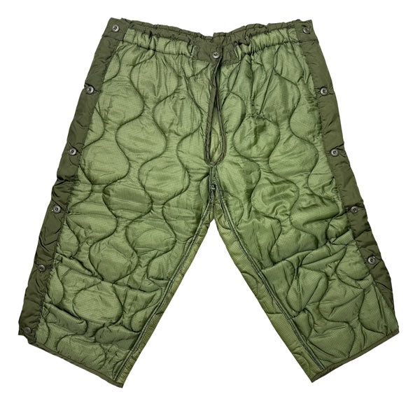 US SURPLUS COLD WEATHER PANTS LINER WITH BUTTONS GRADE-A