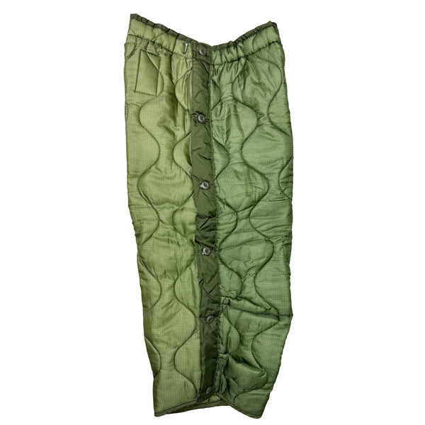 US SURPLUS COLD WEATHER PANTS LINER WITH BUTTONS GRADE-A