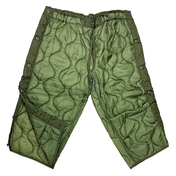 US SURPLUS COLD WEATHER PANTS LINER WITH BUTTONS GRADE-A