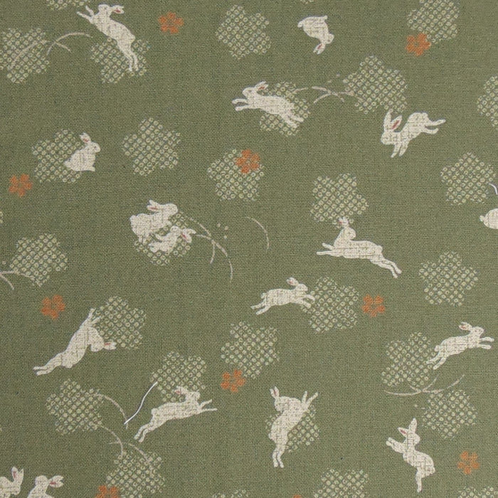 Usagi Green Noren Japanese Door Curtain_Lifestyle