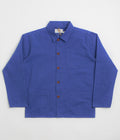 Uskees 3001 Buttoned Overshirt - Ultra Blue