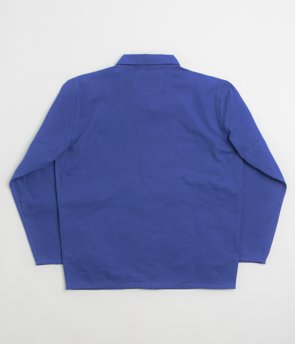Uskees 3001 Buttoned Overshirt - Ultra Blue