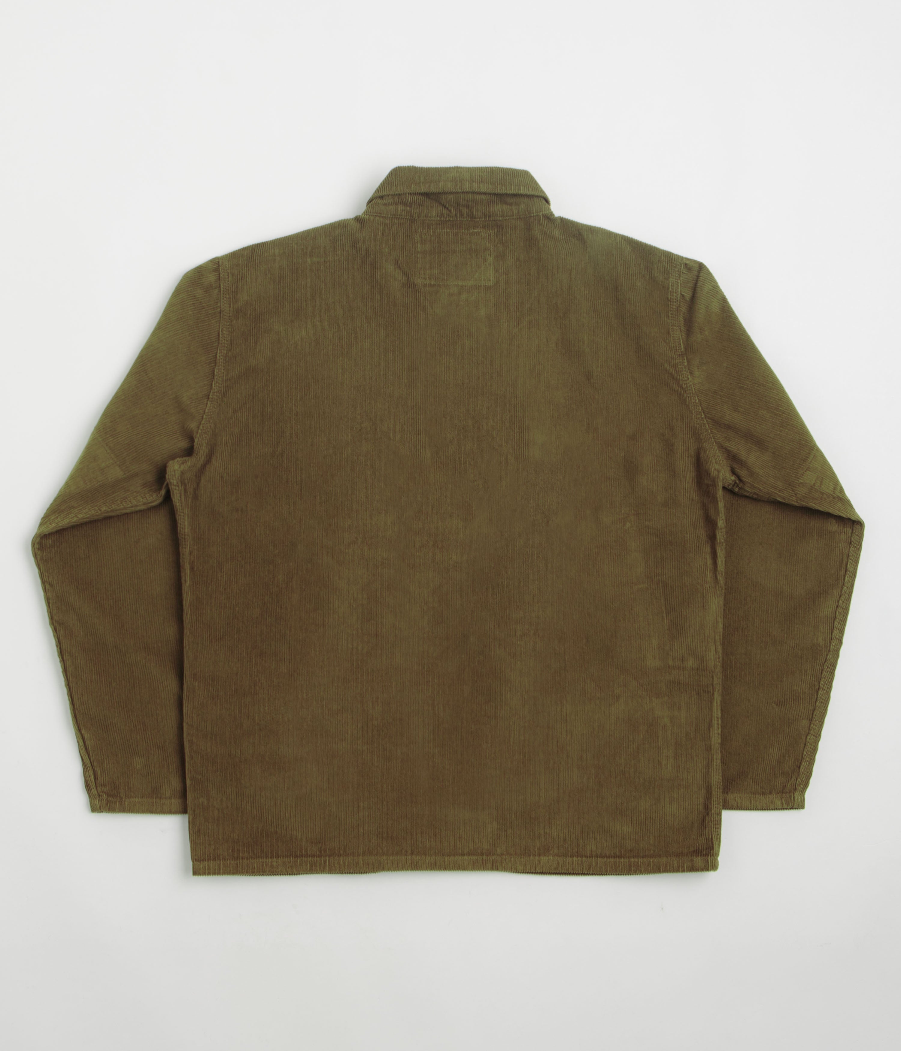 Uskees 3001 Cord Buttoned Overshirt - Woodland Green