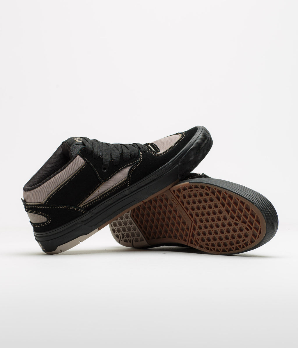Vans Skate Half Cab Wafflecup Shoes - Black / Peyote