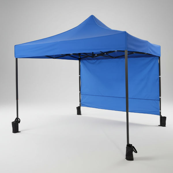 WORLD FAMOUS SPORTS® 10' X 10' BLUE CANOPY WITH SIDE WALL. In-Store Pick Up Only!