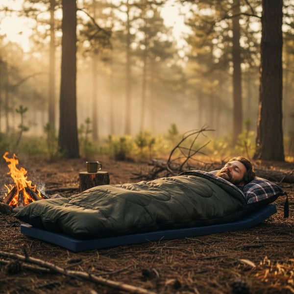 WORLD FAMOUS SPORTS®   25°- 35° BIG BEAR OVERSIZE SLEEPING BAG