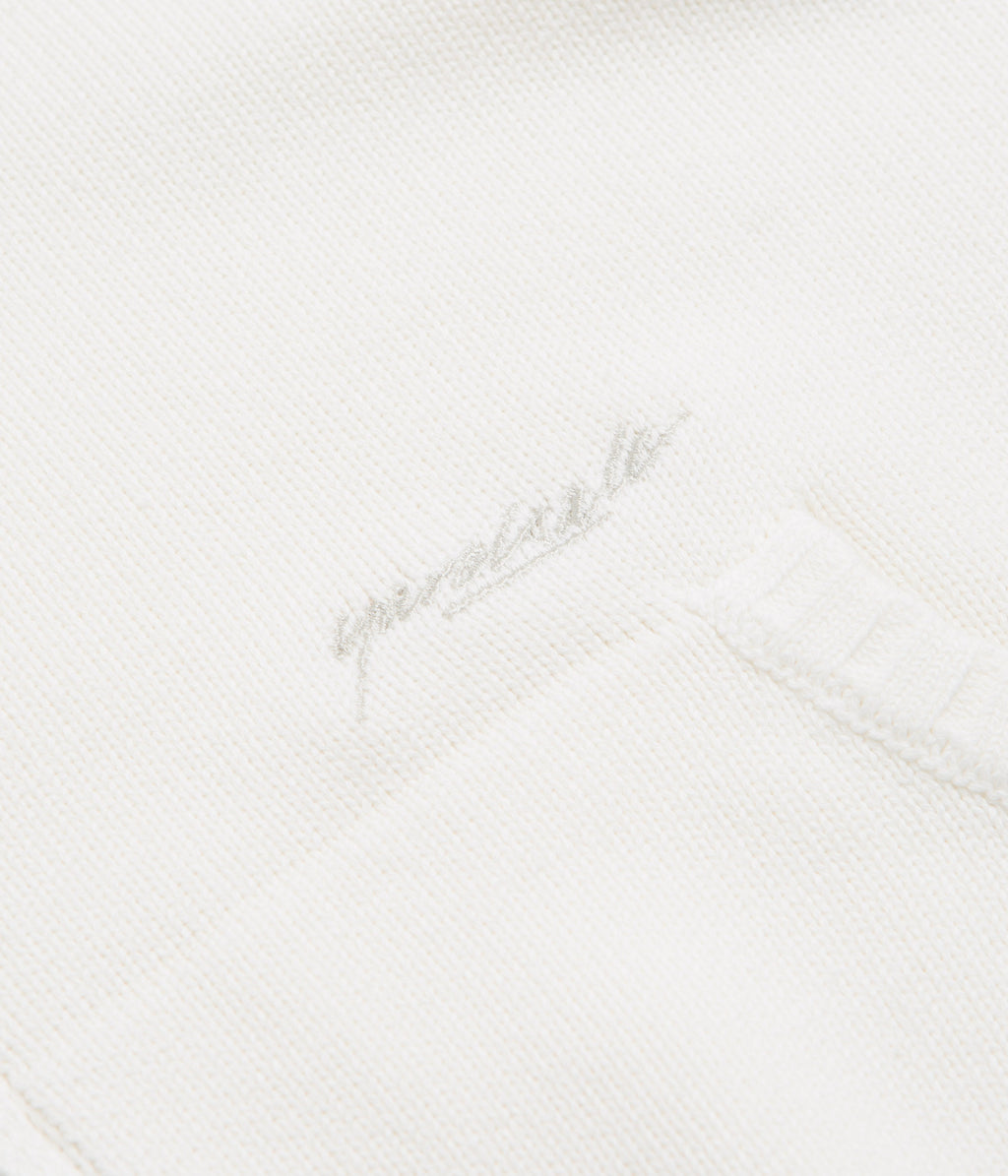 Yardsale Faldo Knitted Full-Zip Sweatshirt - Cream