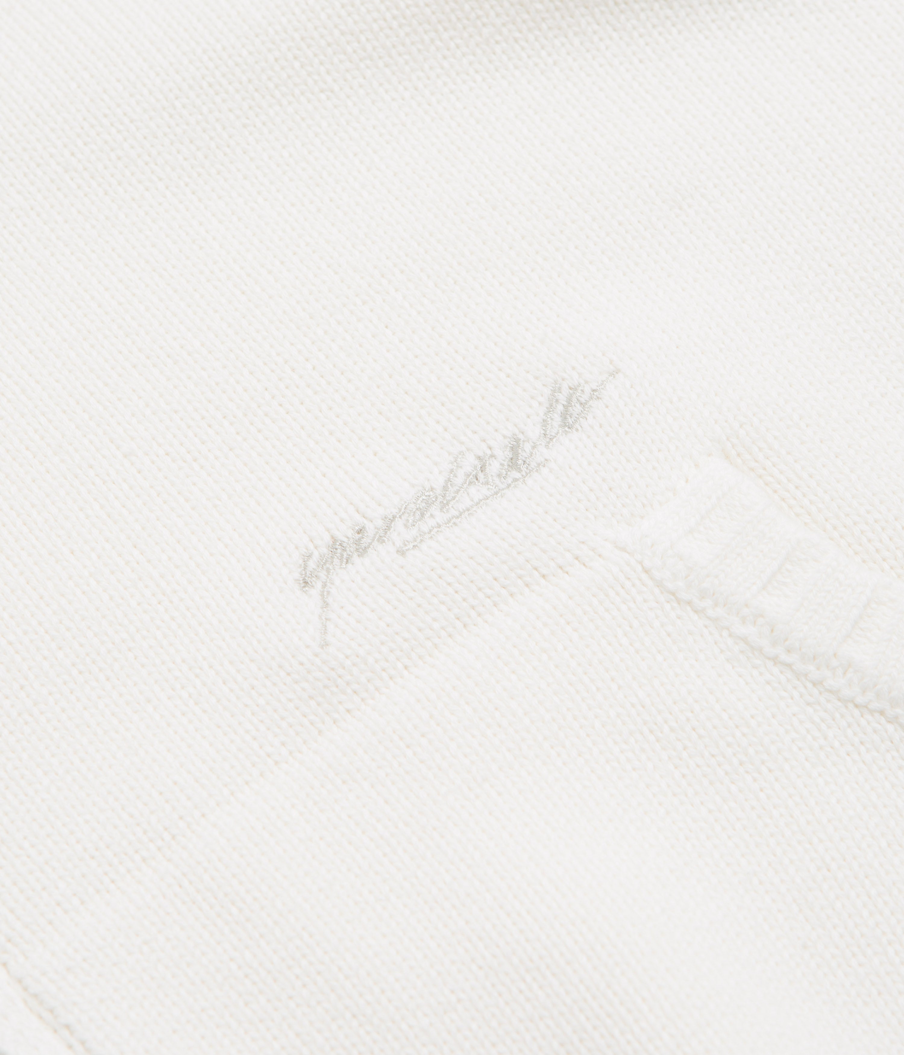 Yardsale Faldo Knitted Full-Zip Sweatshirt - Cream