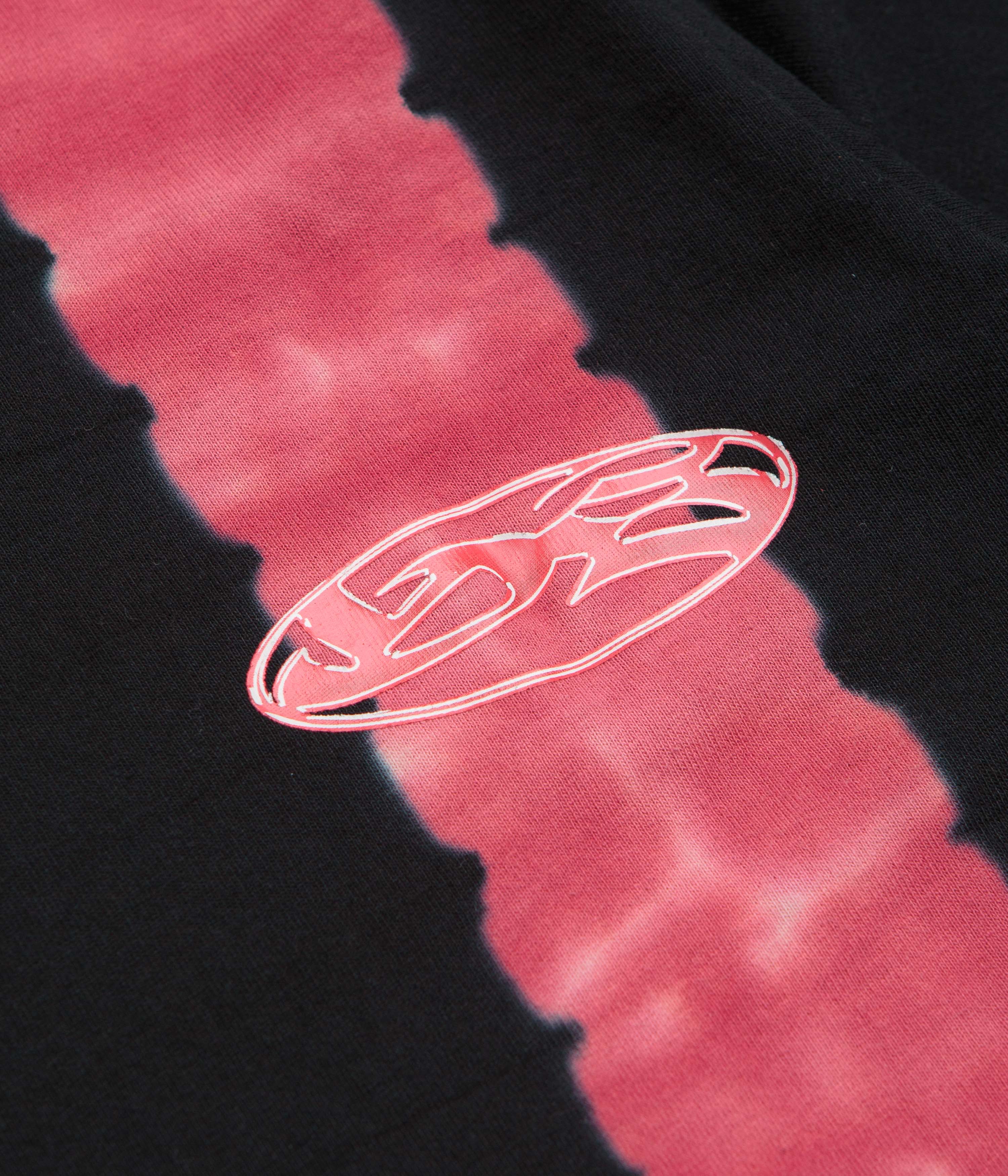 Yardsale Flower Tie Dye T-Shirt - Black