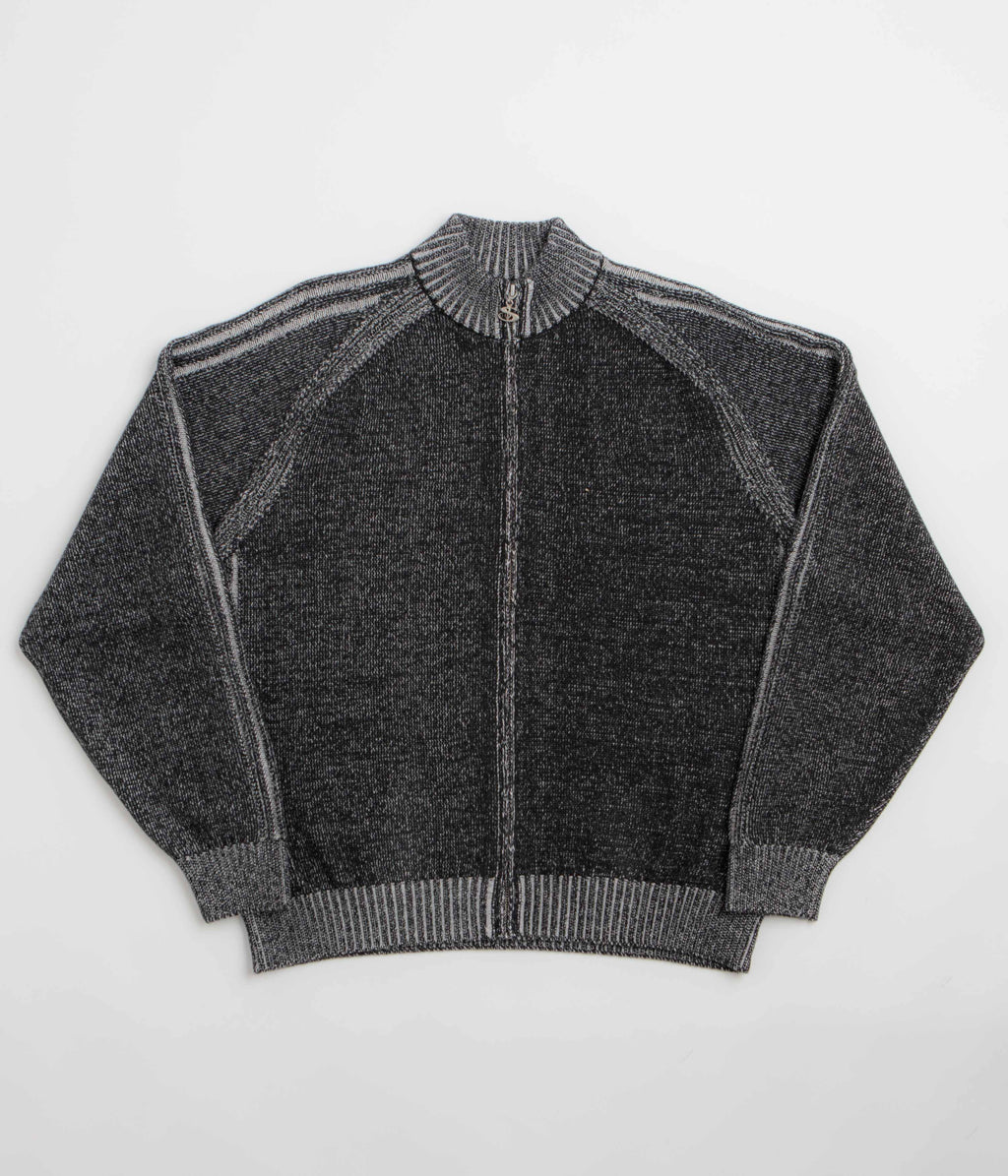 Yardsale Heathered Phantasy Full Zip Sweatshirt - Black / Stone