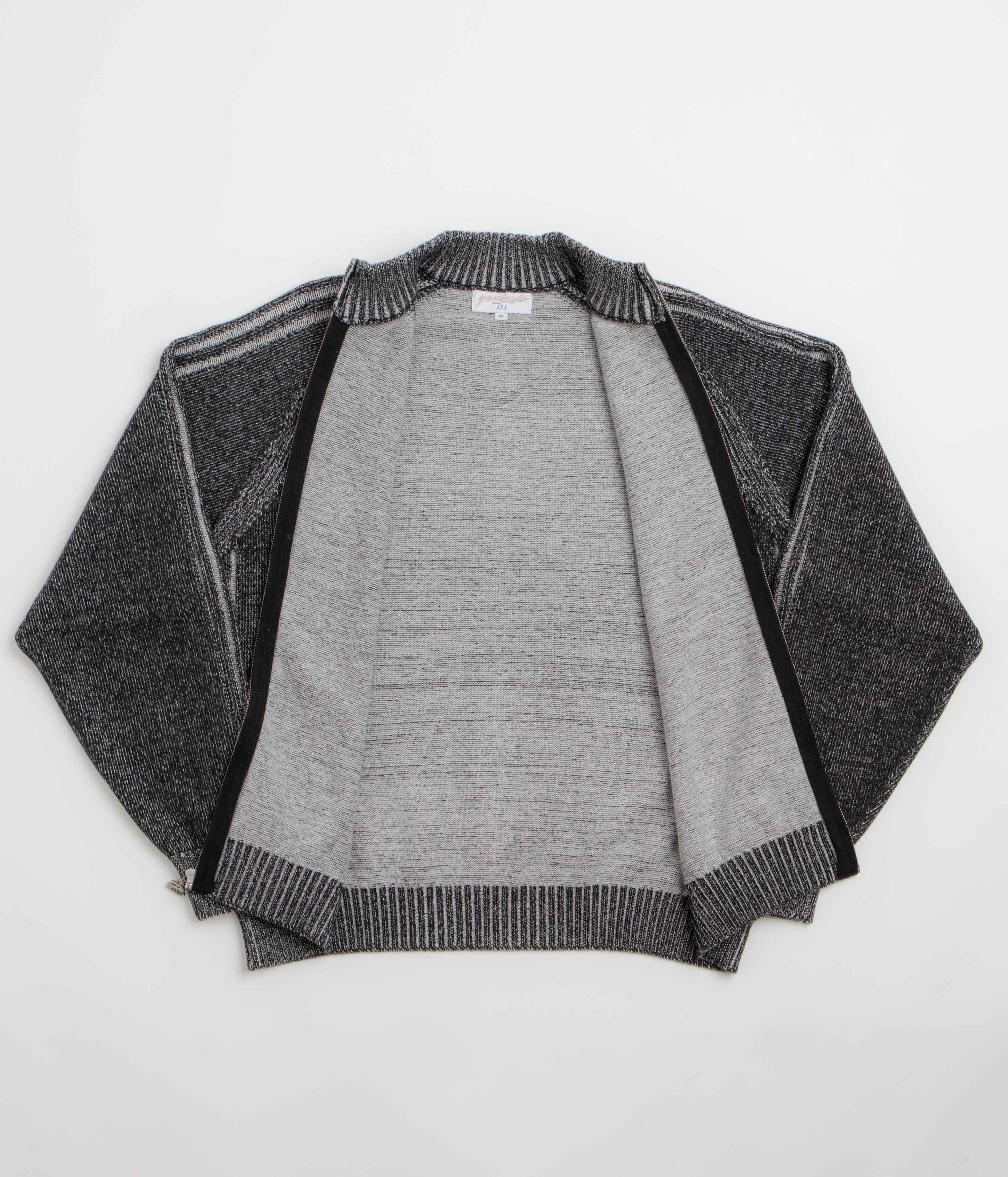 Yardsale Heathered Phantasy Full Zip Sweatshirt - Black / Stone
