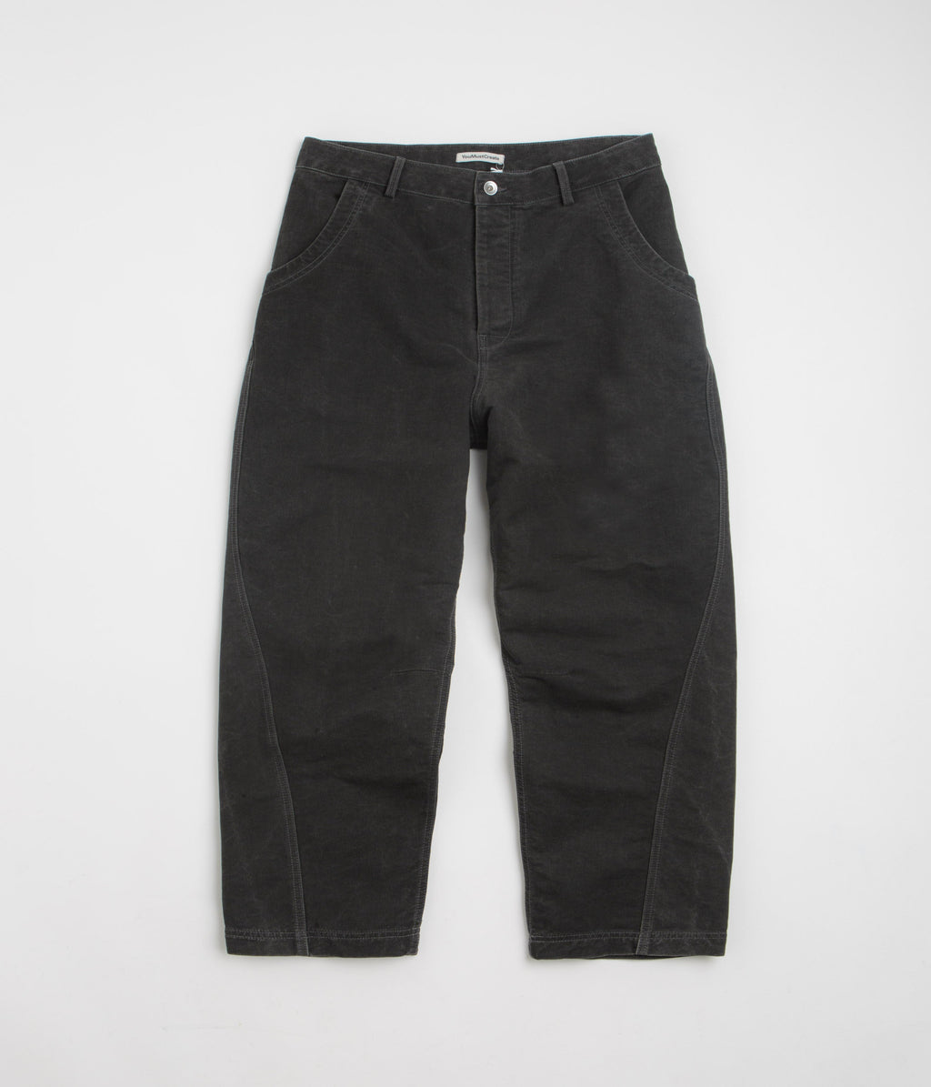 YMC Twisted Seam Jeans - Charcoal