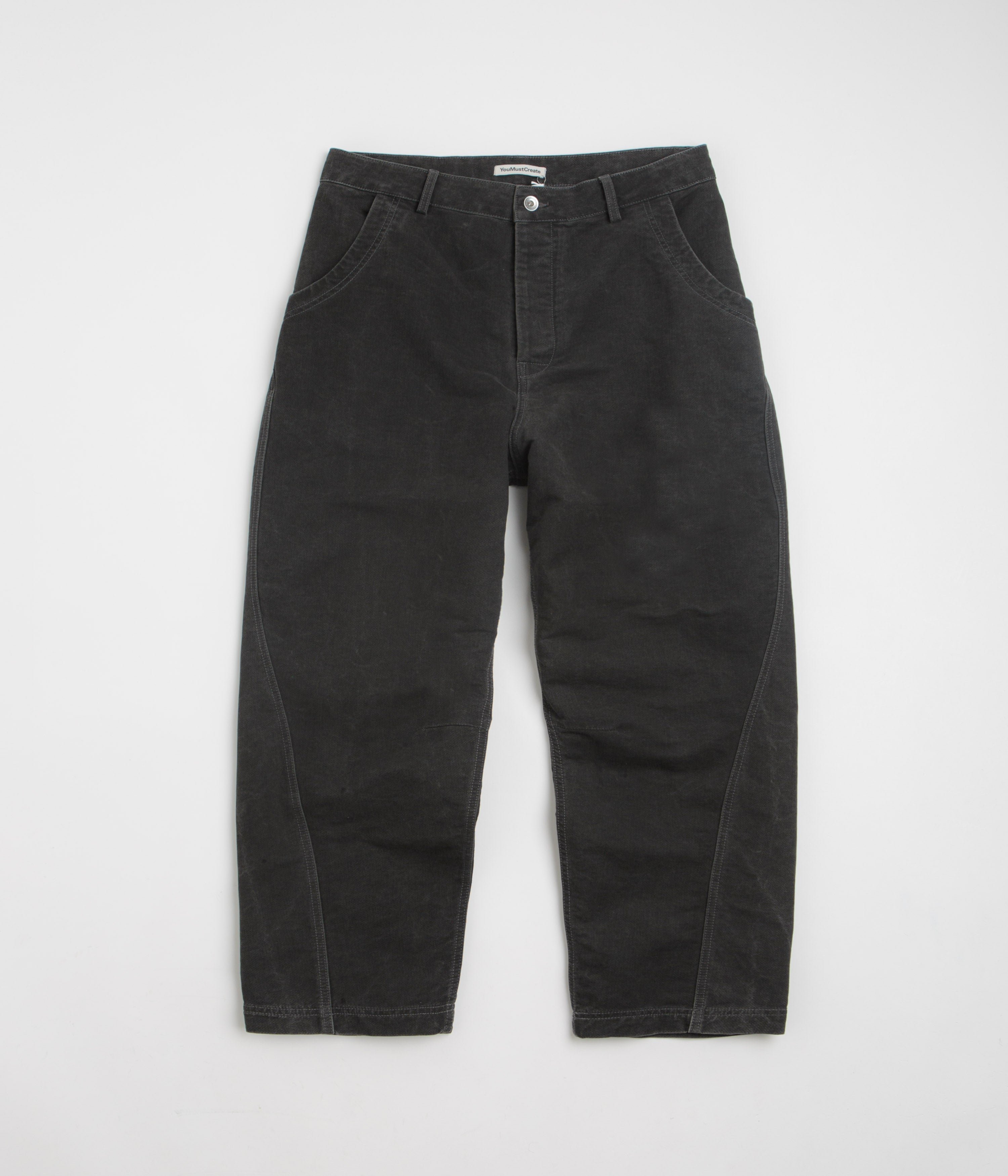 YMC Twisted Seam Jeans - Charcoal