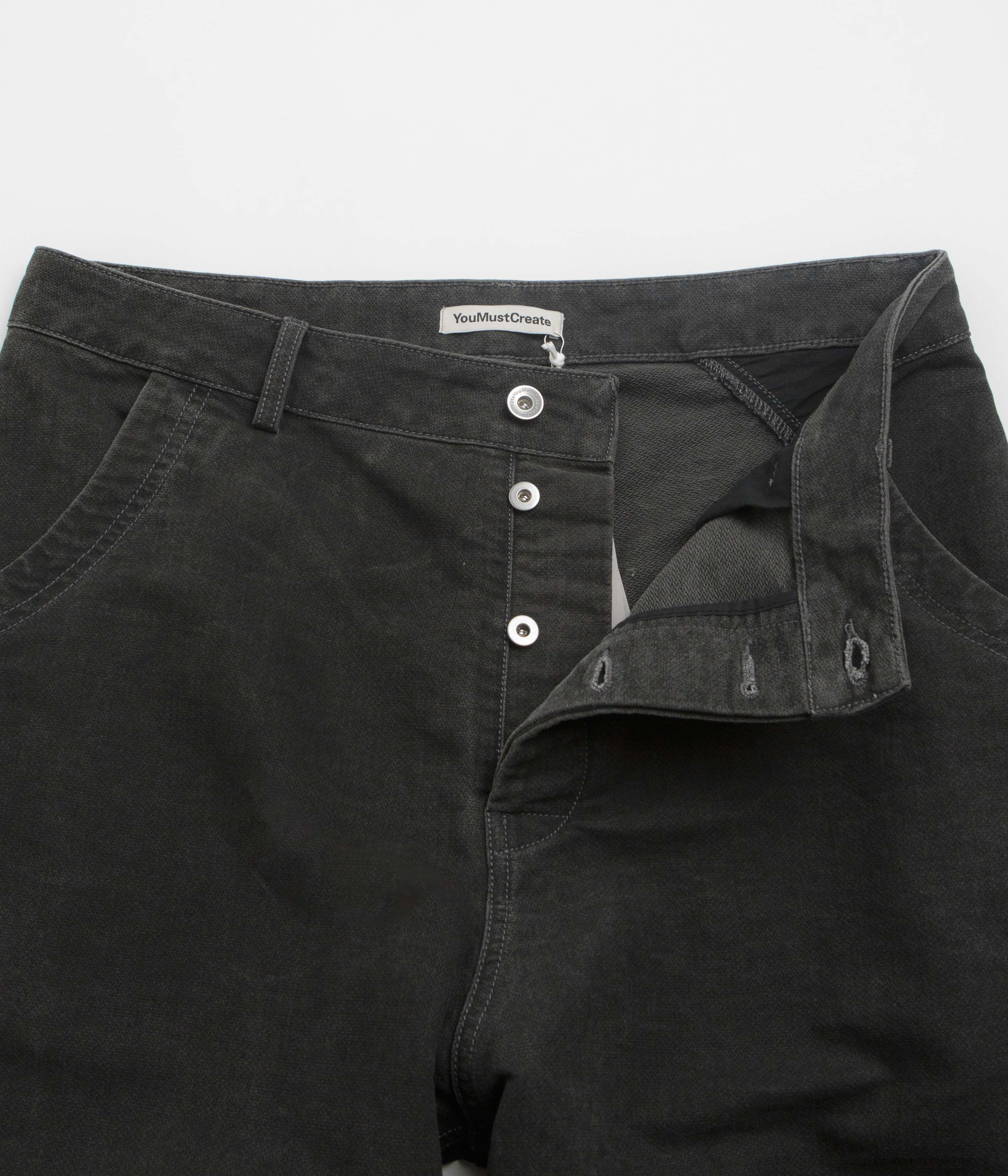 YMC Twisted Seam Jeans - Charcoal
