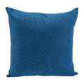 Yoru Blue Throw Pillow